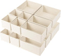 16-Piece Clothing Drawer Organizer Set, Foldable Wardrobe Organizer, Suitable for Clothes, Socks, Scarves, Bras, and Ties