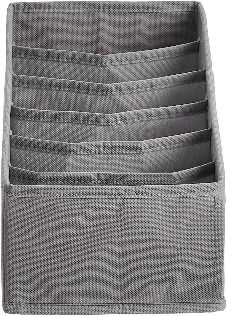 Foldable drawer organizer for socks, underwear, and baby products.
