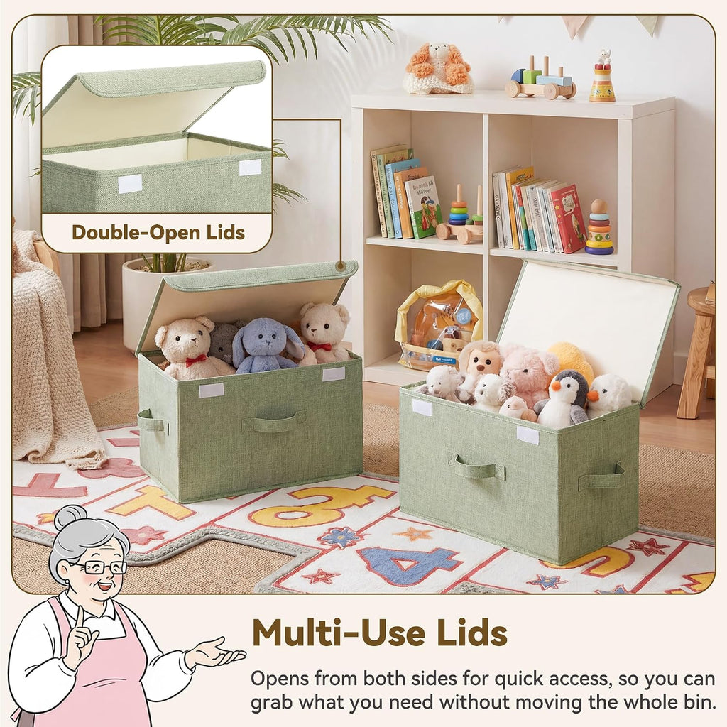 Keepsake Storage Box (Sage Green, Set of 2)