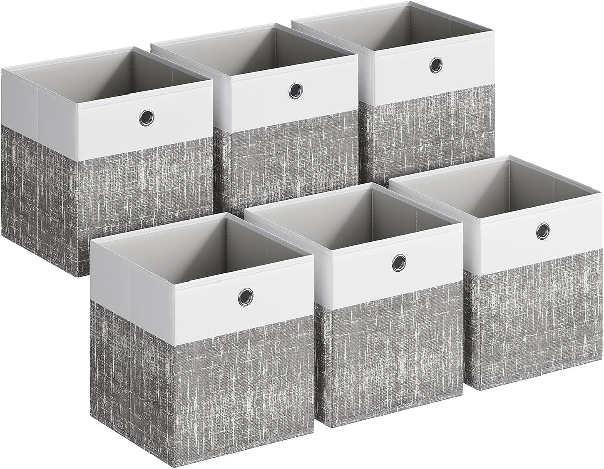 Storage Cubes (6-Piece Set, Foldable with Handles)