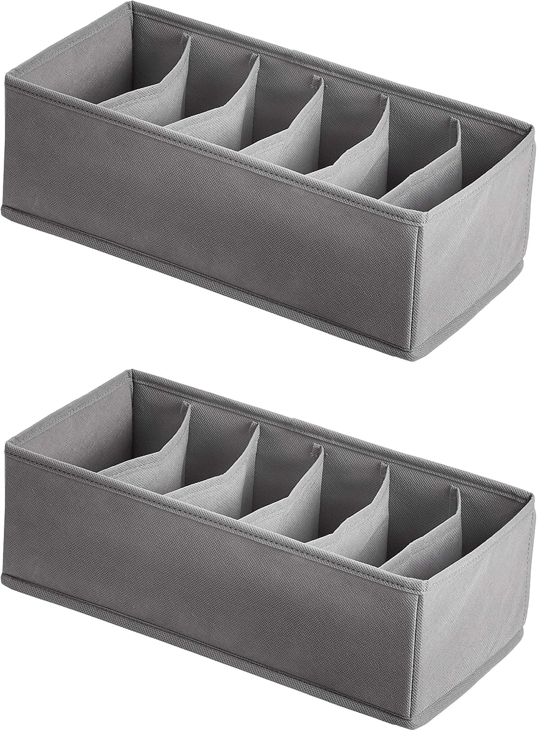 Foldable drawer organizer for socks, underwear, and baby products.