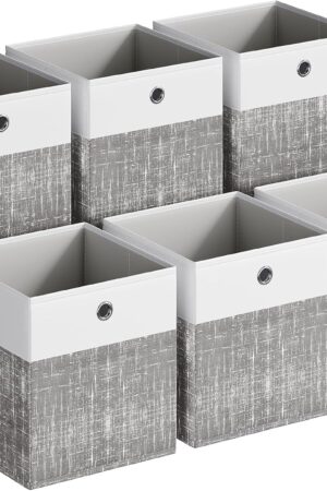 Storage Cubes (6-Piece Set, Foldable with Handles)